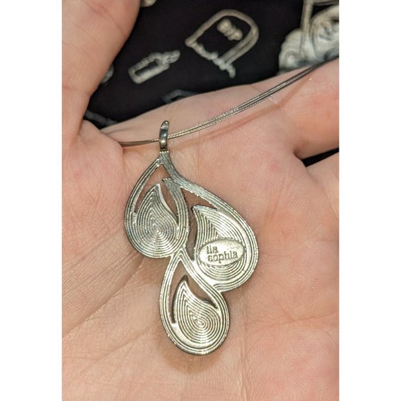 Lia Sophia Shell Teardrop Necklace - Picture 6 of 7